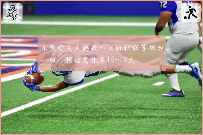 东契奇左大腿股四头肌拉伤等级为一级，预估需休养10-14天
